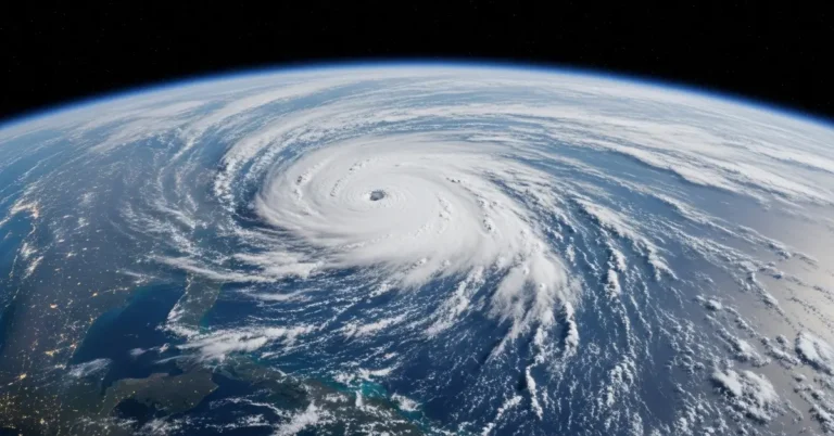 Furacão Katrina Visto do Espaço