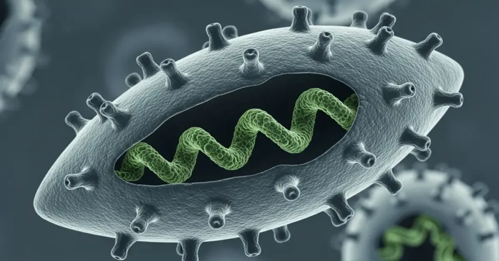 Ilustração da Doença da Raiva