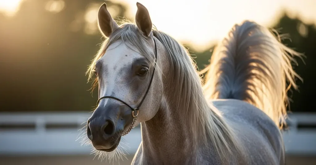 Um belíssimo Cavalo Árabe