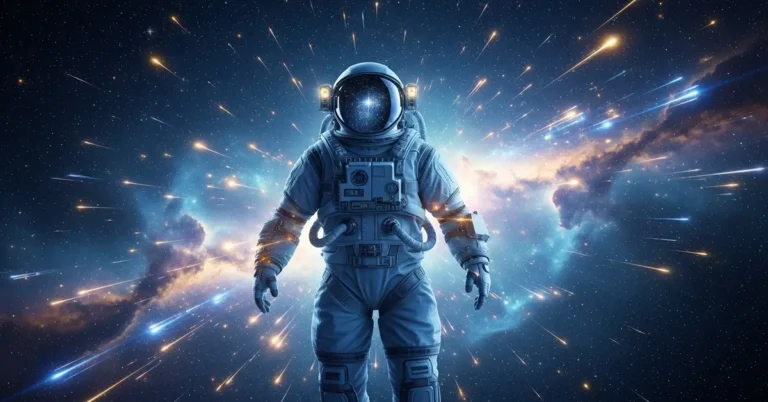 Astronauta Exposto a Radiação do Espaço