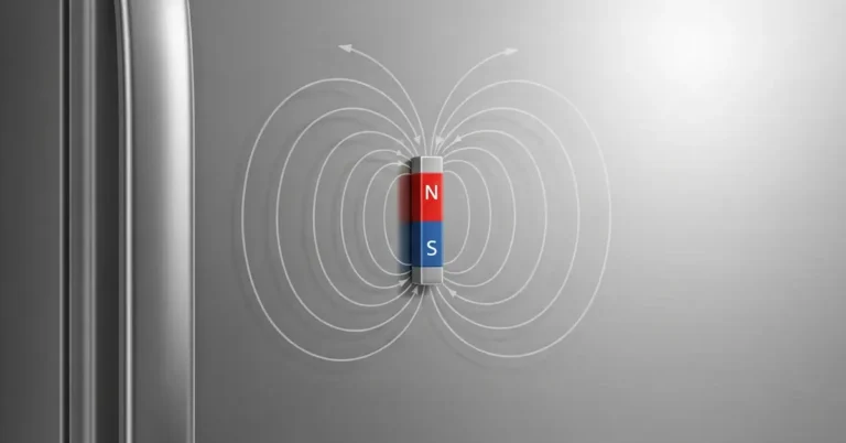 Ilustração do Imã na Geladeira