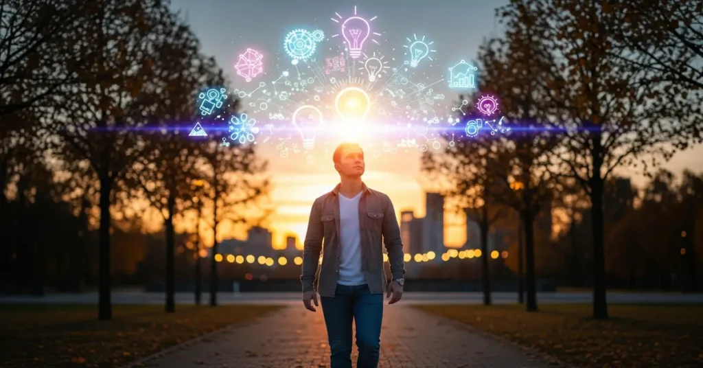 O poder do Cérebro Humano Também é Fornecer "Luz" Quando Menos Esperamos