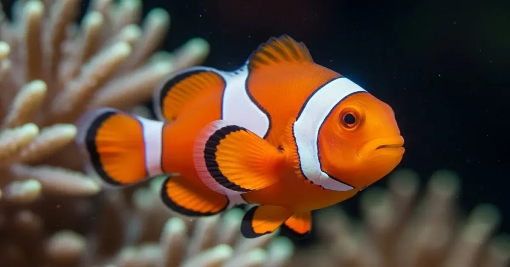 Peixe Palhaço Visto de Perto