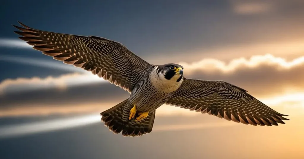 Voo do Falcão Mais Rapido do Mundo